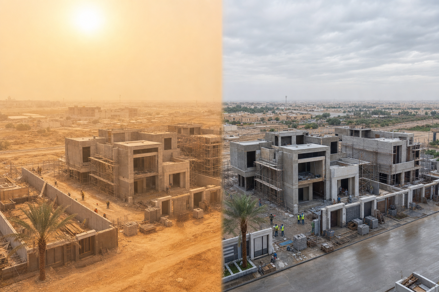 أفضل وقت لبدء بناء أو تشطيب فيلا في الرياض 2026